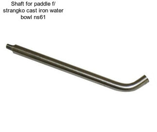 Shaft for paddle f/ strangko cast iron water bowl ns61