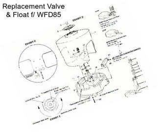 Replacement Valve & Float f/ WFD85