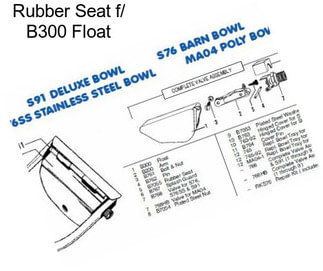 Rubber Seat f/ B300 Float