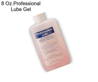 8 Oz.Professional Lube Gel