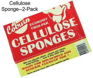 Cellulose Sponge--2-Pack