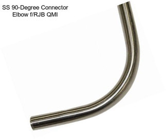 SS 90-Degree Connector Elbow f/RJB QMI