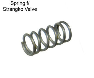 Spring f/ Strangko Valve