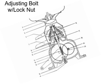 Adjusting Bolt w/Lock Nut