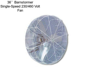 36`` Barnstormer Single-Speed 230/460 Volt Fan