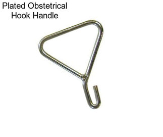 Plated Obstetrical Hook Handle