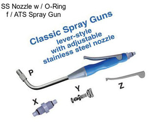 SS Nozzle w / O-Ring f / ATS Spray Gun