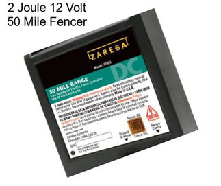 2 Joule 12 Volt 50 Mile Fencer