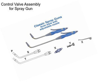 Control Valve Assembly for Spray Gun