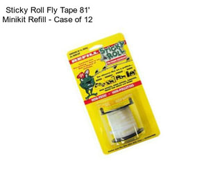 Sticky Roll Fly Tape 81\' Minikit Refill - Case of 12