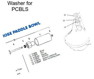 Washer for PCBLS