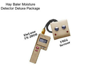 Hay Baler Moisture Detector Deluxe Package