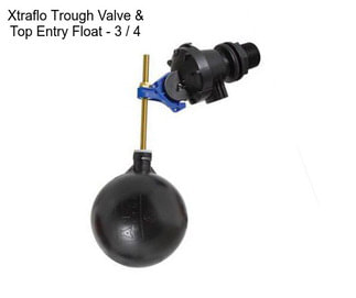 Xtraflo Trough Valve & Top Entry Float - 3 / 4\