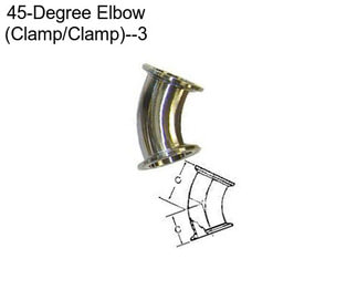 45-Degree Elbow (Clamp/Clamp)--3\