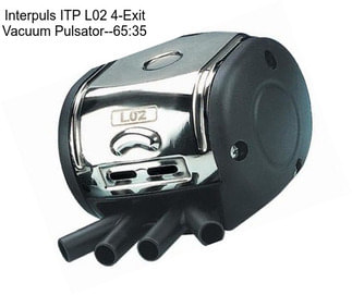 Interpuls ITP L02 4-Exit Vacuum Pulsator--65:35