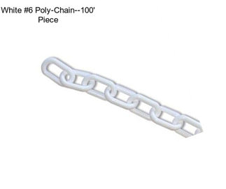 White #6 Poly-Chain--100\' Piece