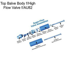 Top Balve Body f/High Flow Valve f/AU82