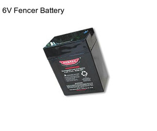6V Fencer Battery