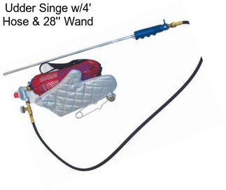 Udder Singe w/4\' Hose & 28\'\' Wand