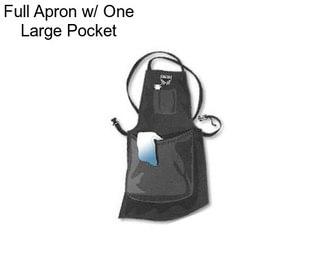 Full Apron w/ One Large Pocket