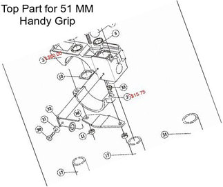 Top Part for 51 MM Handy Grip