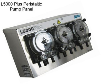 L5000 Plus Peristaltic Pump Panel