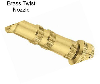 Brass Twist Nozzle