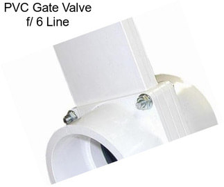 PVC Gate Valve f/ 6\