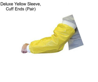 Deluxe Yellow Sleeve, Cuff Ends (Pair)