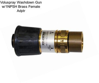 Voluspray Washdown Gun w/1\