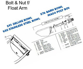 Bolt & Nut f/ Float Arm