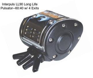 Interpuls LL90 Long Life Pulsator--60:40 w/ 4 Exits